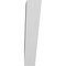 Ekena Millwork 5 1/2-in. W x 28-in. D x 28-in. H Traditional Architectural Grade PVC Knee Brace BRCP055X28X28TRA - alternate 6
